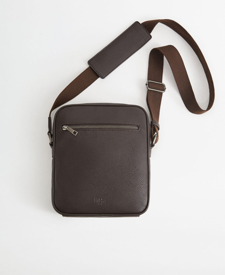 Pebbled crossbody belt bag