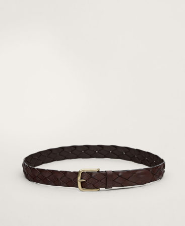 Braided Leather Belt