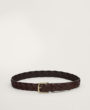 Braided Leather Belt