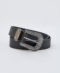 Floral patterns leather belt