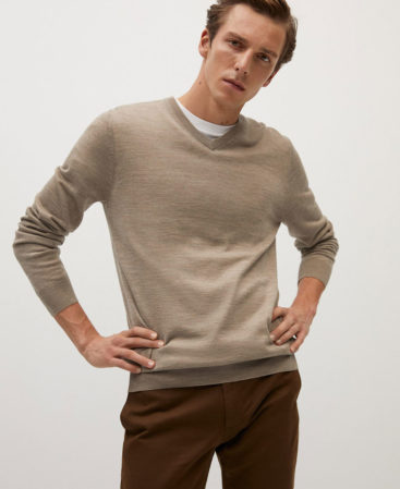 Wool/Cashmere basic cardigan