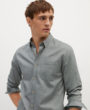 Slim fit modal cotton shirt