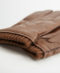 Cow leather & woolen gloves